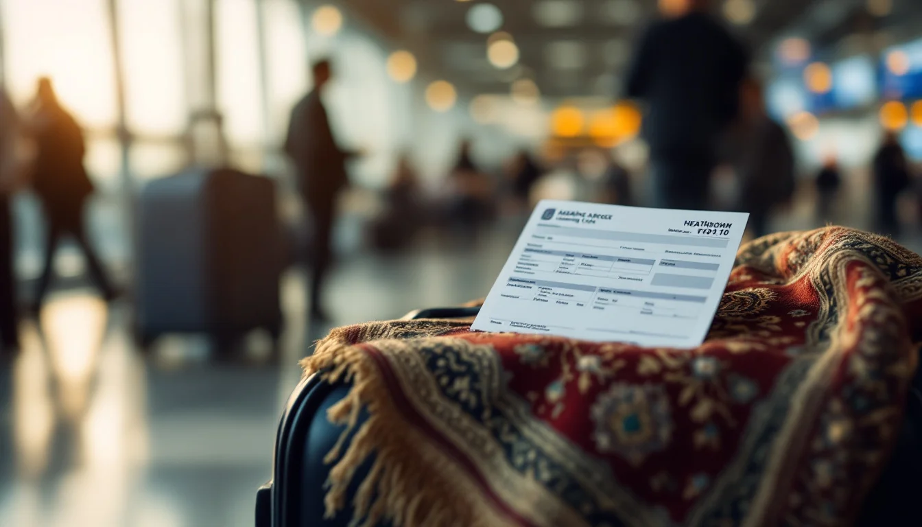 Benefits Of Group Umrah Packages — A lively group of UK families and individuals gathered at Heathrow Airport check Benefits Of Group Umrah Packages — A lively group of UK families and individuals gathered at Heathrow Airport check