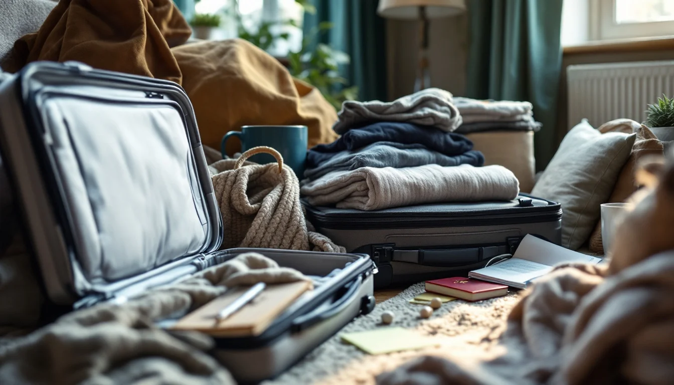 Planning Your First Umrah Trip — A UK family sitting on their living room floor, sorting through passports, ticke Planning Your First Umrah Trip — A UK family sitting on their living room floor, sorting through passports, ticke